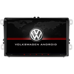 VW PASSAT B6 B7 GOLF 5 6 TIGUAN CADDY AMAROK JETTA TOURAN ANDROID 11 GPS USB WIFI BLUETOOTH 2GB RAM 32GB HDD